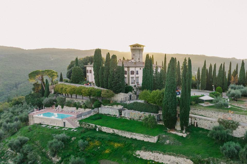 Castello Vicchiomaggio - Divinea.com degustazione Toscana