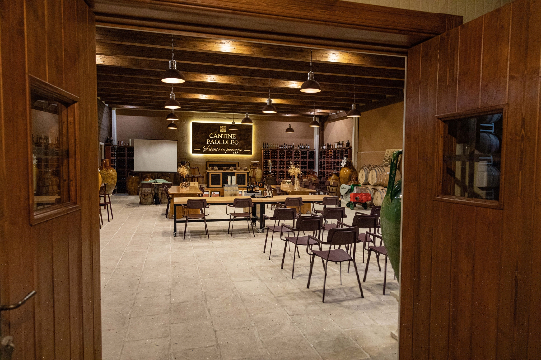 aperitivo in cantina in Salento