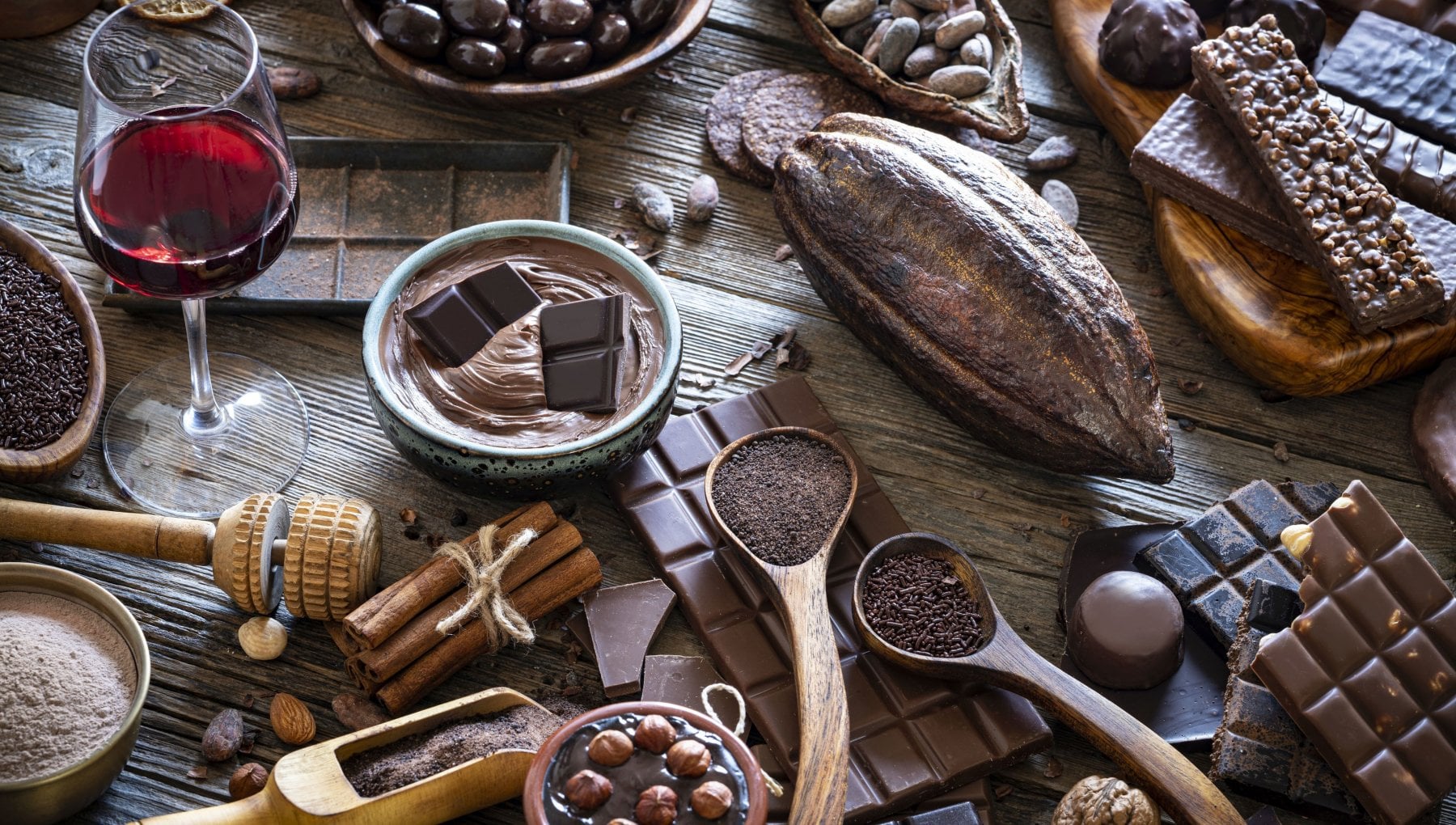abbinamento vino e cioccolato su divinea